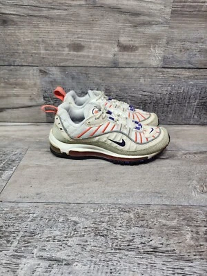 Nike Women Air Max 98 "Sail Purple" Fashion Casual BV4872 100 Size 5Y Shoes  - Image 1 of 4
