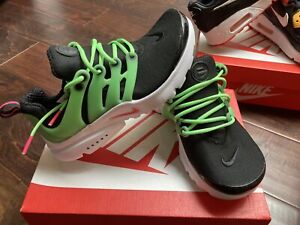 Nike Presto PS Multicolor Shoes Black Green DJ5153 001 Size 1Y, 2Y $70/ea