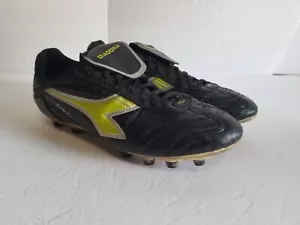 Botines de fútbol retro clásicos Diadora Zonda LT SC SG Baggio de cuero talla 9 - Imagen 1 de 14