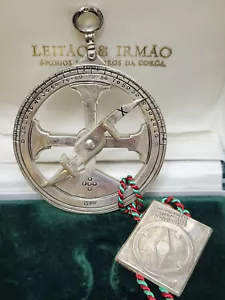 RARO LEITÃO & IRMÃO Plata de Ley Portugués MARINERO ASTROLABIO Palermo 1540 - Imagen 1 de 15