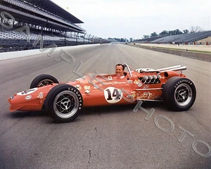 AJ FOYT 1967 INDY 500 AUTO RACING 8X10 PHOTO - Picture 1 of 1