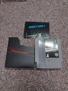 Donkey Kong 3 NES, Game And Manual Only - Picture 1 of 3