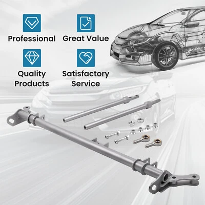 Steel Front Traction Control Arm Lower Tie Bar Brace For Honda Civic CRX 88-91 - Image 1 of 4