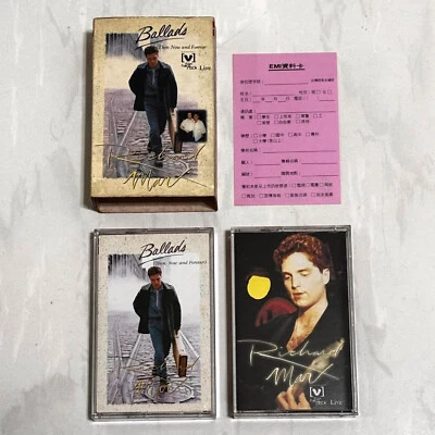 Richard Marx 1995 Ballads [V] At The Hardrock Live Taiwan Box Cassette Tape x 2 - Image 1 of 4