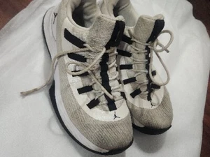 NIKE Jordan Ultra Fly 2 Low Mens Sz 9 AH8110-100 White Black Basketball Shoes  - Picture 1 of 8