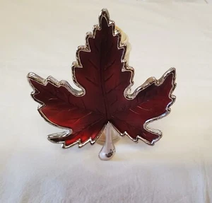 Bath & Body Works Wallflower Plugin Red Maple Leaf Diffuser Tested - Picture 1 of 8