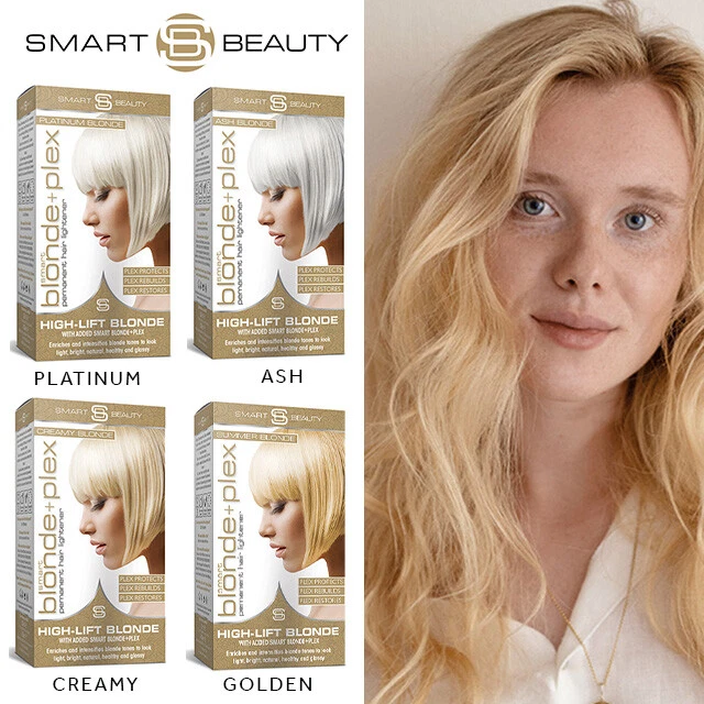 Smart Beauty Blonde Hair Dye Permanent with Plex hair anti-breakage technology