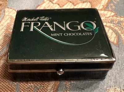 Vintage Marshall Fields Monet Trinket Box Frango Mint Chocolates No Box - Image 1 of 4