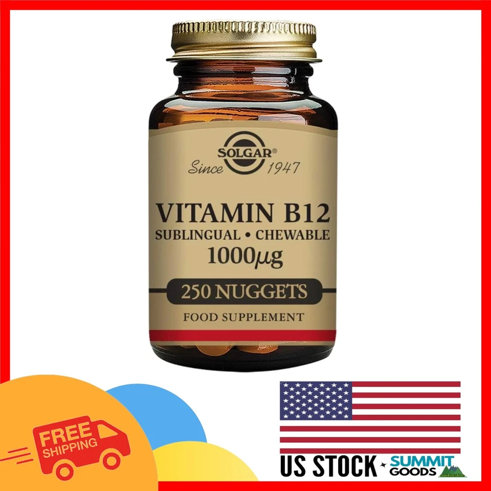 250 Servings Cherry Vitamin B12 1000 mcg Nuggets - Boost Heart & Energy - Image 1 of 4