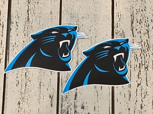 2x Carolina Panthers Car Bumper Laptop Window Vinyl Die Cut Stickers Decals - Picture 1 of 1