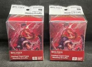 ONE PIECE TCG: Limited Case Case -Monkey.D.Luffy (2 Pack) BRAND NEW - Picture 1 of 2