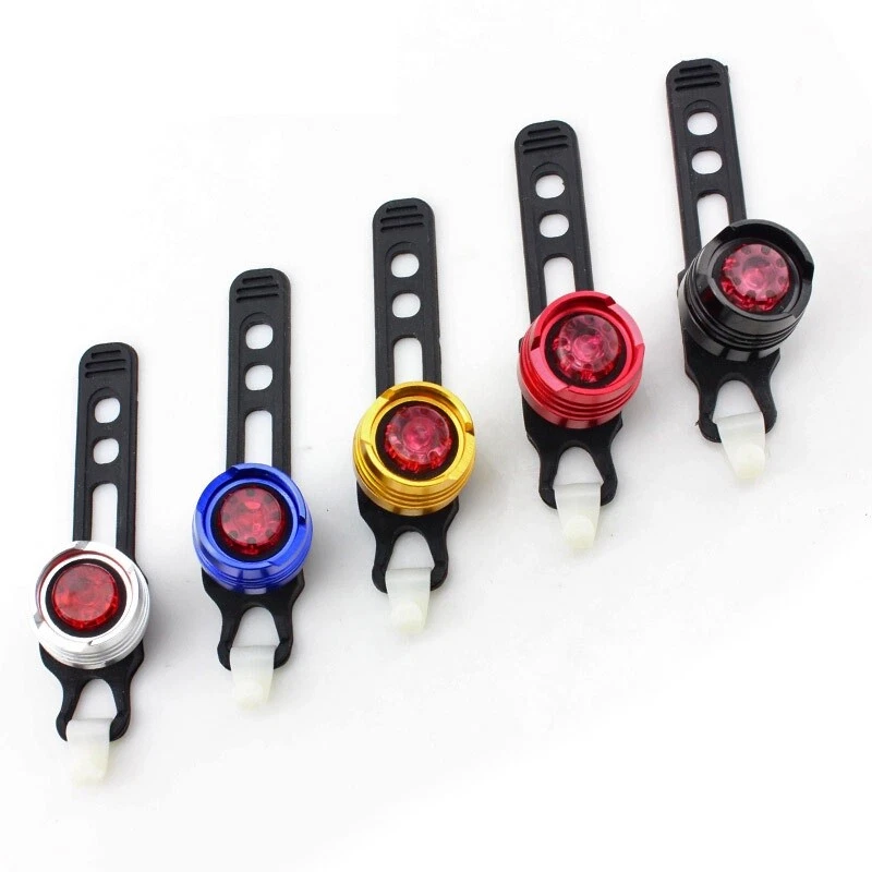 2x Mini Strap-On LED Licht Für Fahrrad Rücklicht Camping Skateboard Sicherheits - Image 1 of 4