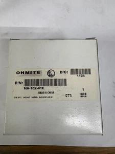 Ohmite 41mm Anodized Heat Sink w/ Clips - Picture 1 of 1