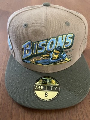 Gorra ajustada New Era 59Fifty Buffalo Bisons MILB 25 aniversario talla 8 Foto 1 de 4