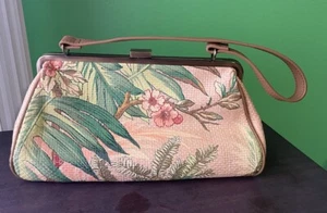 Bolsos de mano vintage Elka Inc. Bolso de Mano Tropical Cartera Pinup Rockabilly - Imagen 1 de 8