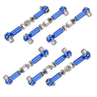 6Pcs 47mm Servo Linkage Pull Rod for HSP Redcat ZD Racing Hpi LRP Drift Car - Image 1 of 4