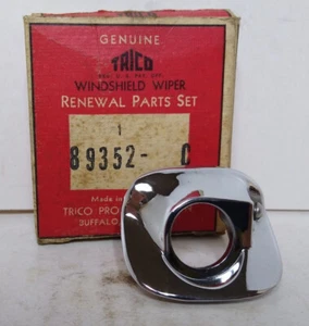 1957 PONTIAC Wiper Escutcheon Passenger side GM 4690718 TRICO 89352C - Picture 1 of 8