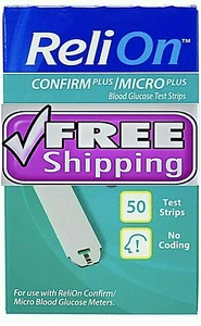 Relion Confirm Micro 50 COUNT Test Strips JULY/31/'25-BEST PRICE-FREE SHIPPING!! - Picture 1 of 12
