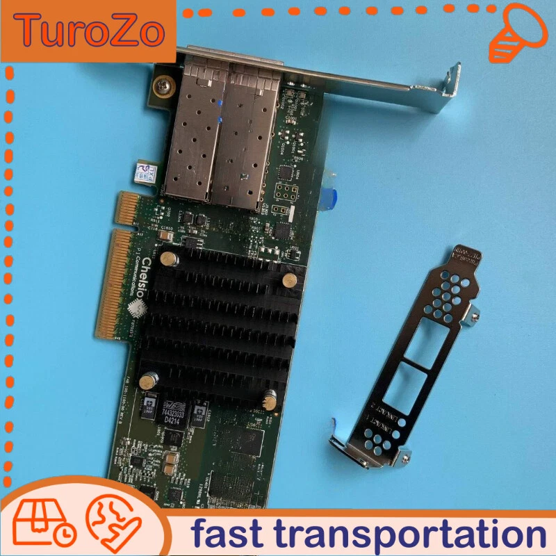 Chelsio Dual Port 10GbE T520-CR Ethernet Unified Wire Adapter - Image 1 of 4