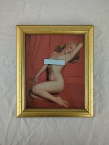 Vintage Marilyn Monroe 1953 Golden Dreams Pin Up Calendar 8"x10" Framed - Picture 1 of 7