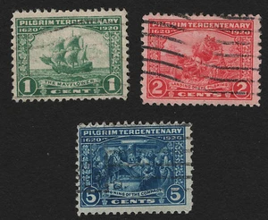 OPC 1920 US Pilgrim Set Sc#548-550 Usado 29202 - Imagen 1 de 2
