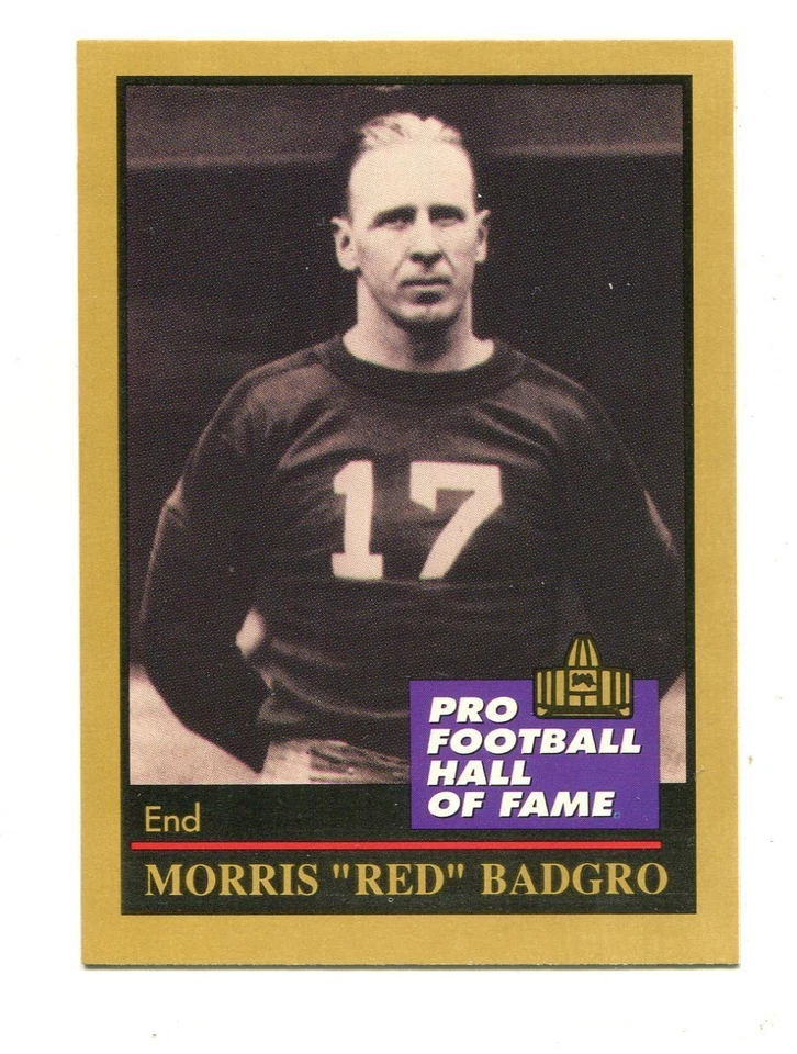 1991 ENOR Pro Football HOF #5 Morris Red Badgro New York Giants - Image 1 of 1