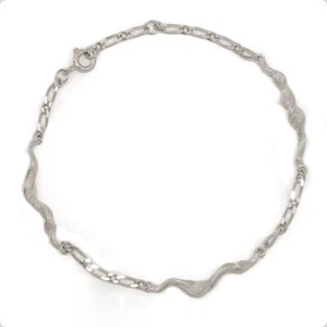 Plain Silver 925 Sterling Silver Bracelet Jewelry SB17292 - Picture 1 of 1