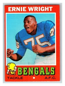 1971 Topps Ernie Wright Cincinnati Bengals #99 (KCR) - Picture 1 of 2