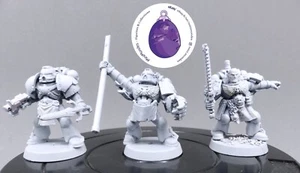 Warhammer 40k, Space Marine, Sergent Sergeant, Banner, Etendard, Firstborn, épée - Imagen 1 de 2