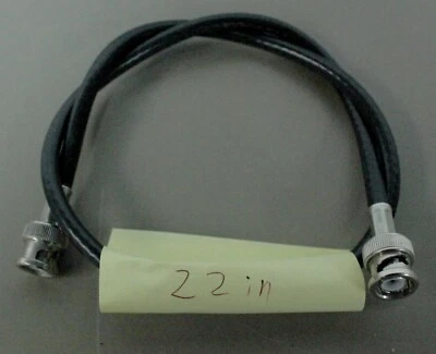 Belden RG59U RG59 E34972 Cable BNC Male RF Connector 22 INCH Shielded Coaxial - Image 1 of 4
