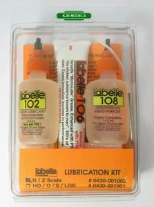 Brandneu in Originalverpackung Labelle 430-001002 Loco Schmiermittel-Kit für Z & N Stärke - 102 Schmiermittel 108 Öl 106 Gre - Bild 1 von 2