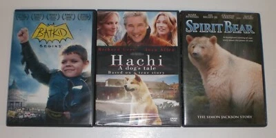 dvd lot of 3 - Batkid Begins Hachi A Dog's Tale Spirit Bear Simon Jackson Story Foto 1 de 2