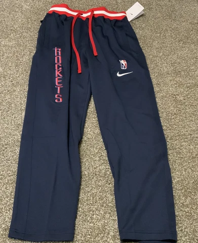 Houston Rockets Nike Pants 75th Blue/Red Men’s Size: XL Standard Fit NWT Cover