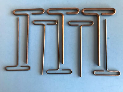 Vintage Eklind T Bar Hex Allen Wrenches. Set Of 8. 3/32 - 1/4 inch. - Image 1 of 3