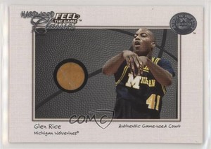 2001 Fleer Greats of the Game Feel the Game Hardwood Classics Glen Rice