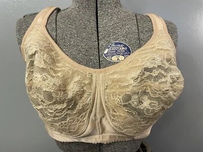 Women's Comfort Choice Floral Lace Bra 40DDD 40 DDD - Imagem 1 de 4