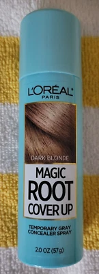¡NUEVO! L’Oreal Magic Root Cover Up - Rubio Oscuro (aerosol corrector gris temporal) Foto 1 de 4