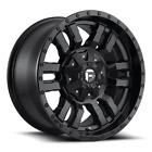 Fuel 1Pc D596 Sledge 18X9 8X180 20Mm Matte Black Gloss Black Lip Wheel