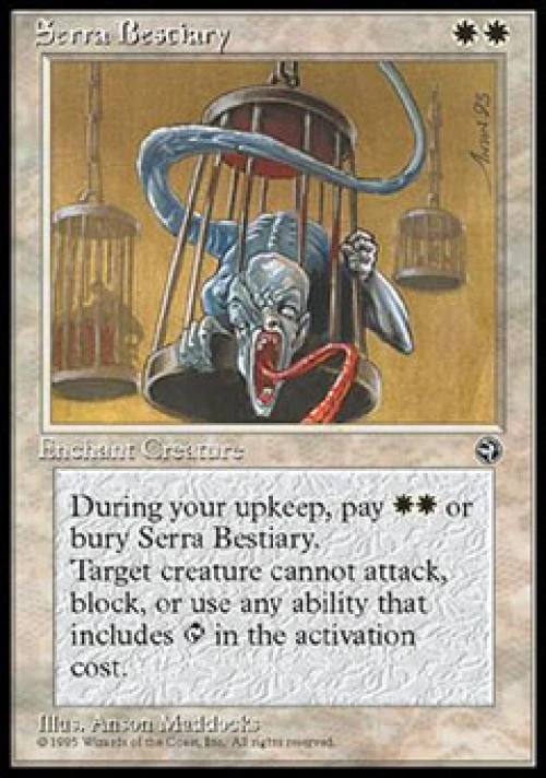 Serra Bestiary - Light Play MTG Homelands - Image 1 of 1