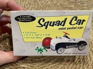 Xonex Squad Police Car Mini Pedal Die-Cast Metal Car 1996 Collector Edition - Picture 1 of 5