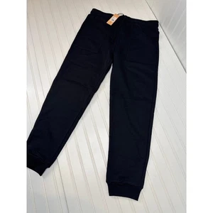 NWT Rebecca Minkoff Nora Sweatpant Black Velour Athleisure Casual Size M - Picture 1 of 7