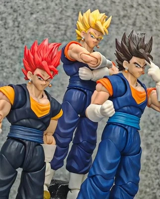 OC Toys 004 005 006 1/12 shf Vegito 3.0 Red god super saiyan Vegetto Act figure