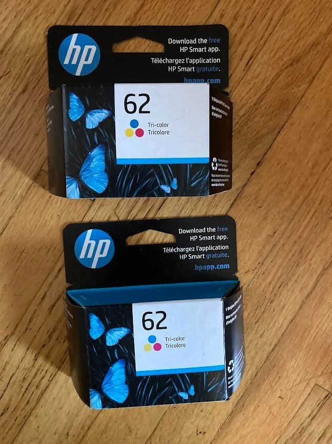 Nuevo cartucho de tinta de rendimiento estándar tricolor 30 X HP 62 C2P06AN#14 caducidad 02/2024 Foto 1 de 1