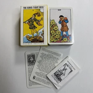 Rider Waite Tarot Karten Deck -- Pocket Edition -- U.S. Games -- Italien Druck - Bild 1 von 8