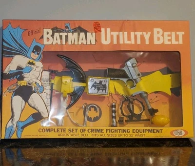 1966 Ideal Batman Conjunto de Cinto Utilitário -Variante de Catálogo - Vintage Anos 60 RARO! 🦇 - Imagem 1 de 4