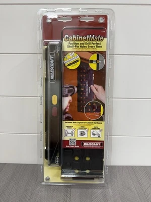 Milescraft 1316 CabinetMate Shelf Pin Drilling Jig Bit Included -NEW, SEALED - Image 1 of 2