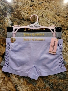 ๐Juicy Couture "INTIMATES" side Cutout Boyshorts (3 Pack) Size M๐ - Picture 1 of 2