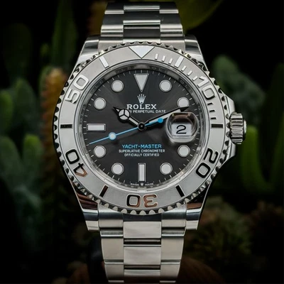 Rolex Yacht-Master 40 esfera rodiada 126622 B&P excelente estado Foto 1 de 4