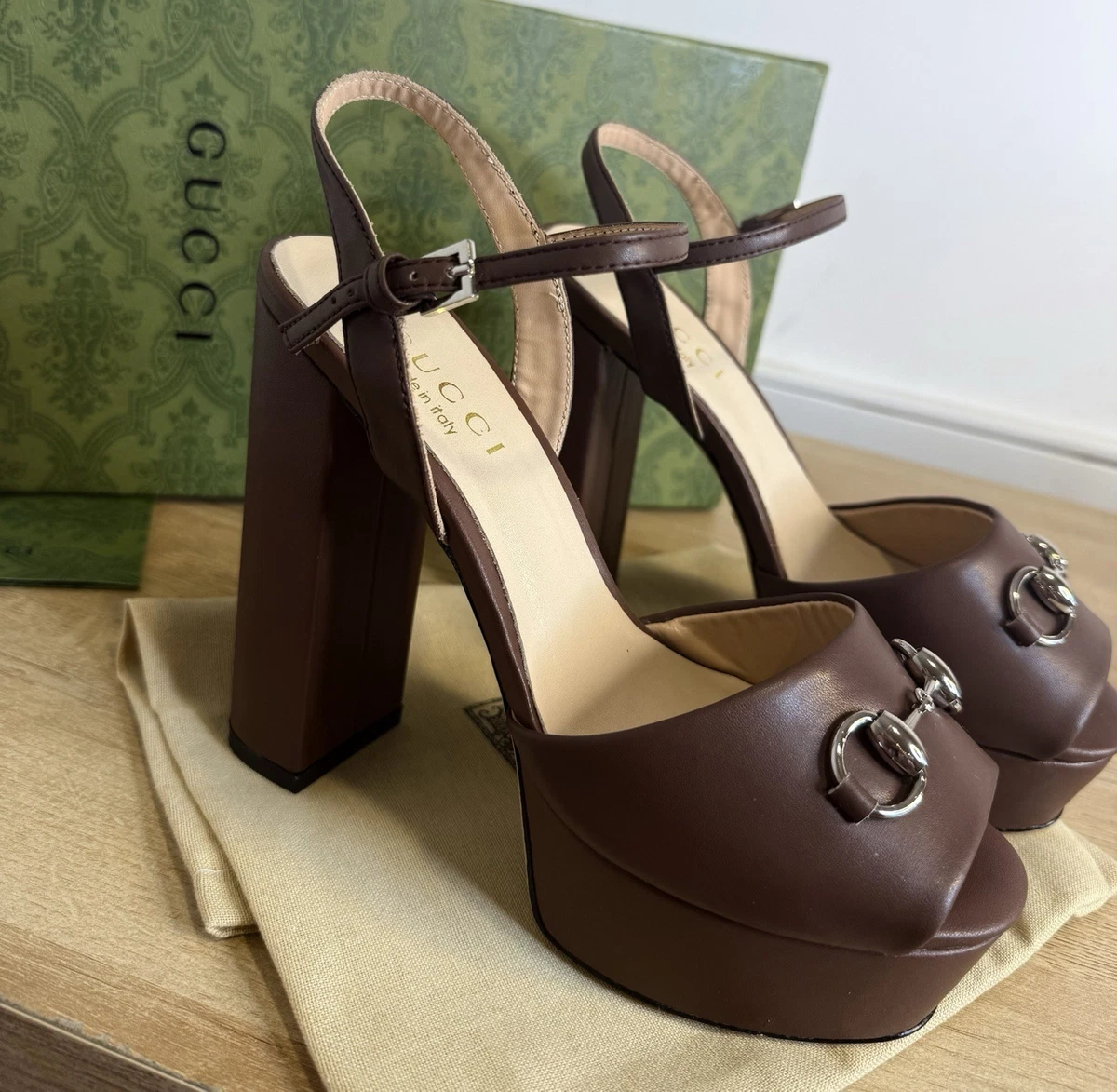 GUCCI グッチ Platform Heel 37/23.5cm GG 19A GUCCI グッチ Platform Heel 37/23.5cm GG 19A GUCCI グッチ Platform