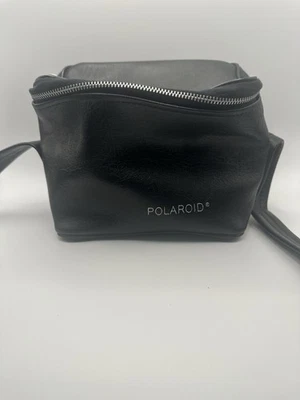 Genuine Vintage Original Polaroid SX-70 Black Vinyl Camera Bag Carrying Case - Image 1 of 4